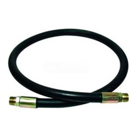 Apache Apache Hydraulic Hose Assembly 98398336, 100R2AT Cpld., 3500 PSI, 1/2" MNPT, 1/2" Hose ID X 120"L 98398336